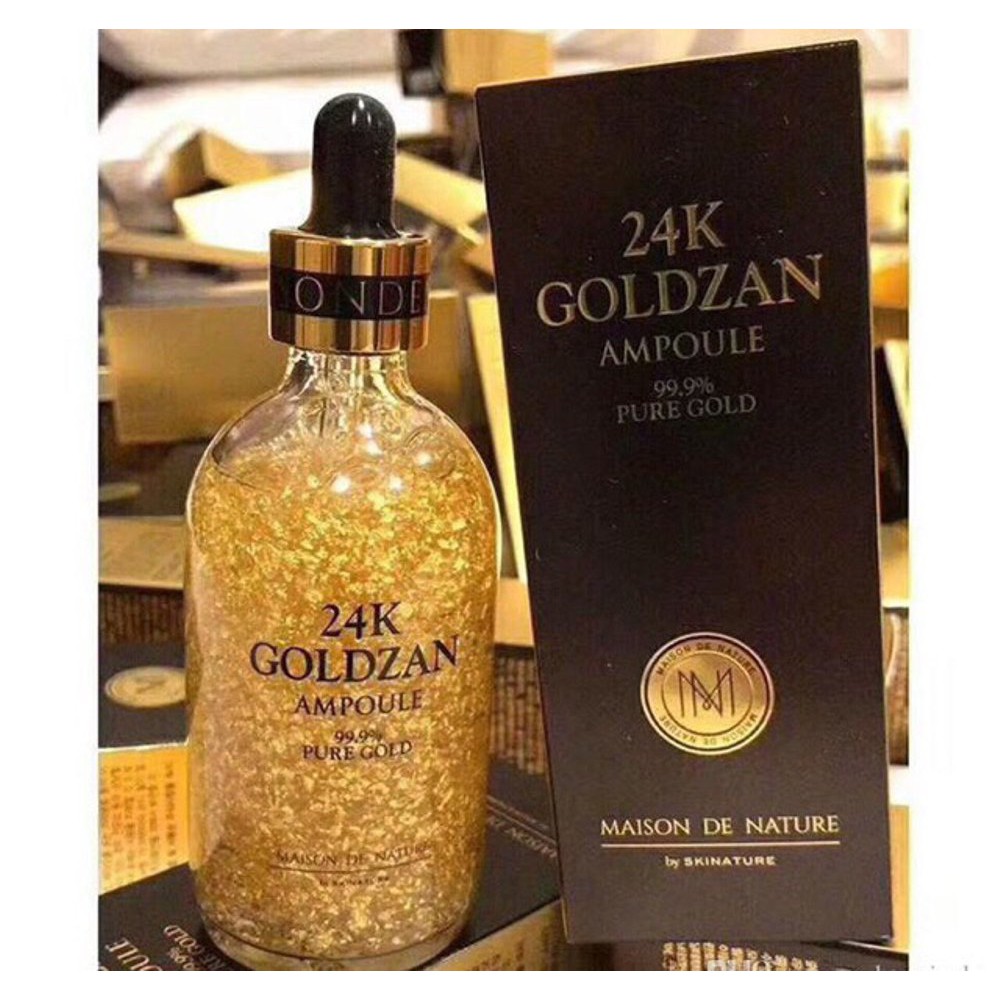 Serum Korea 24k Gold Goldzan Ampoule Original Emas Murah Asli Shopee Indonesia