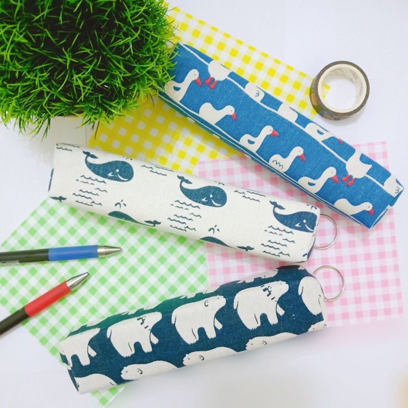 

(KP04) Kotak Pensil Canvas Animal and Fruit