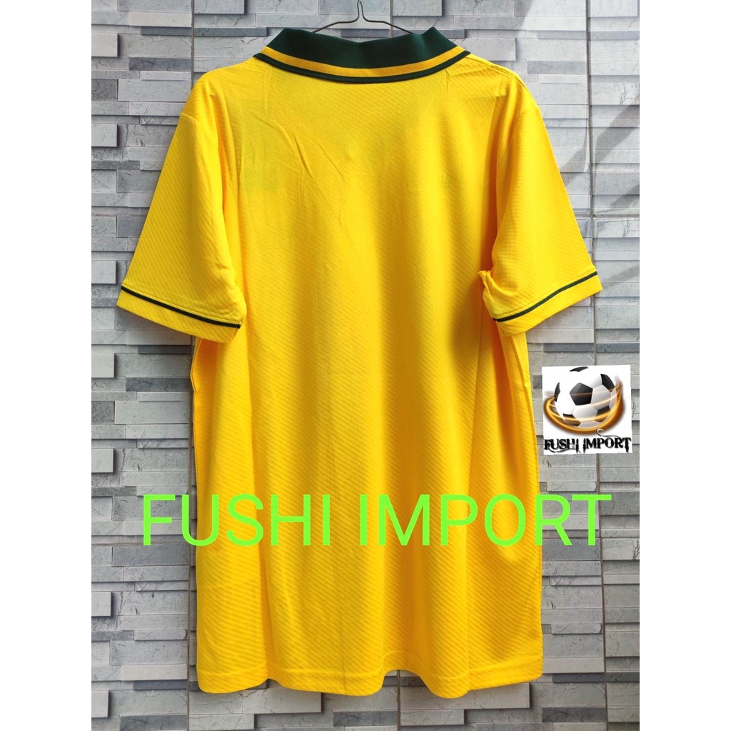 RETRO | Jersey Baju Bola Brasil Home 1994 1995 Grade Ori