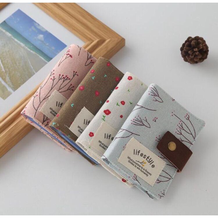 Dompet Kartu Lifestyle Flower Bunga Card Holder Motif card Dompet Kartu Lifestyle Flower Bunga Card Holder Motif card