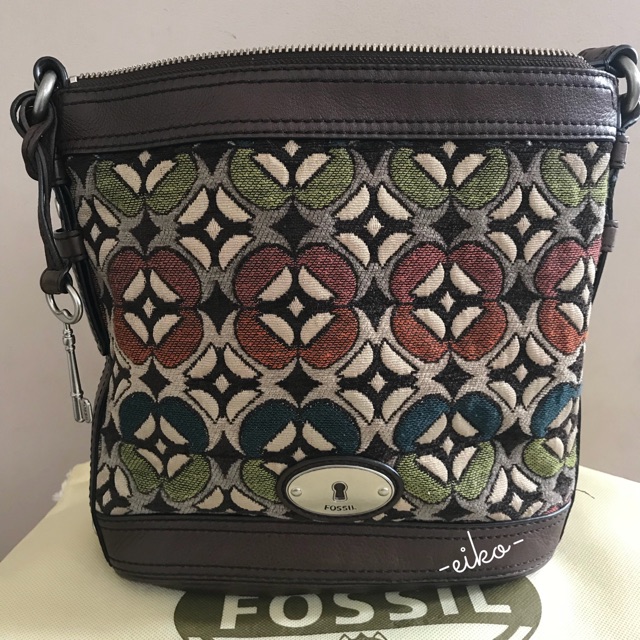 Tas Fossil Maddox Hobo Tapestry PRELOVED