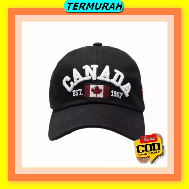 Cod Topi Baseball Snapback Hitam Popos Pria Wanita / Topi Basebal Besbol Baseball Snapback New York 