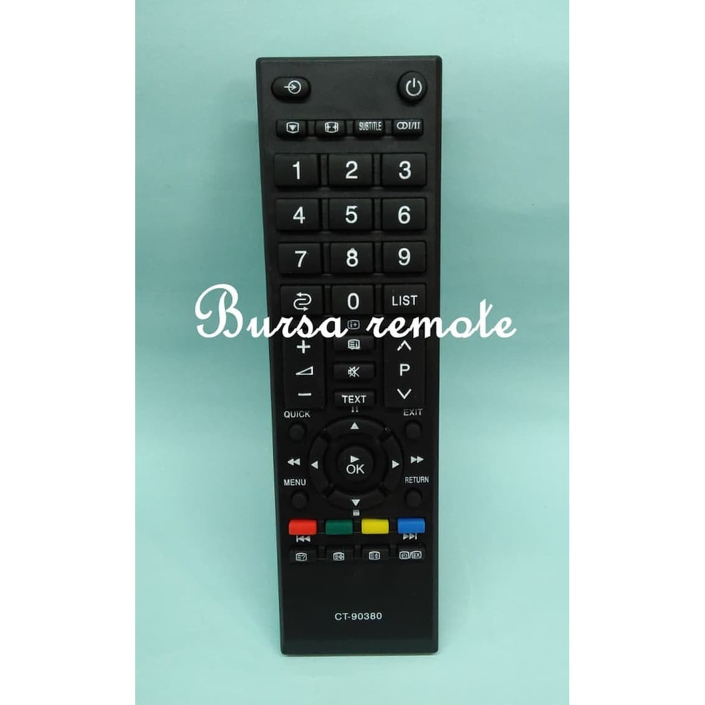 REMOT / REMOTE TV LCD LED TOSHIBA 90380 tanpa setting