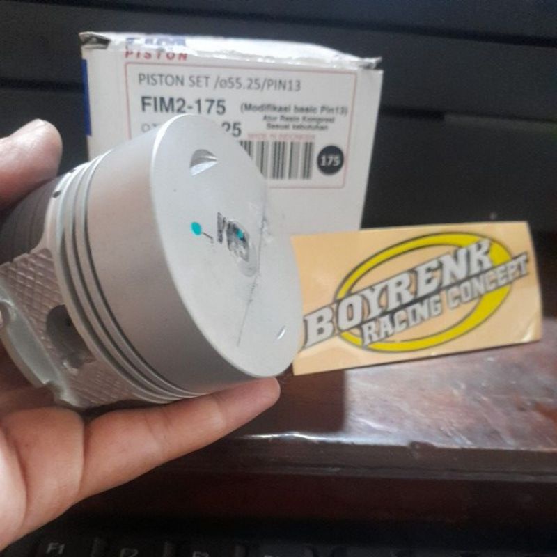 PISTON FIM 2 fim2 SEHER UKURAN 53,5 / 54 / 54,5 / 54,75 / 55 / 55,25 BUAT JUPITER / VEGA / BEAT / SC