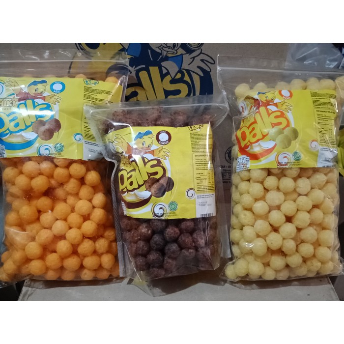 

Chiki Ball/Balls Ayam/Keju/Coklat 200gr - Keju