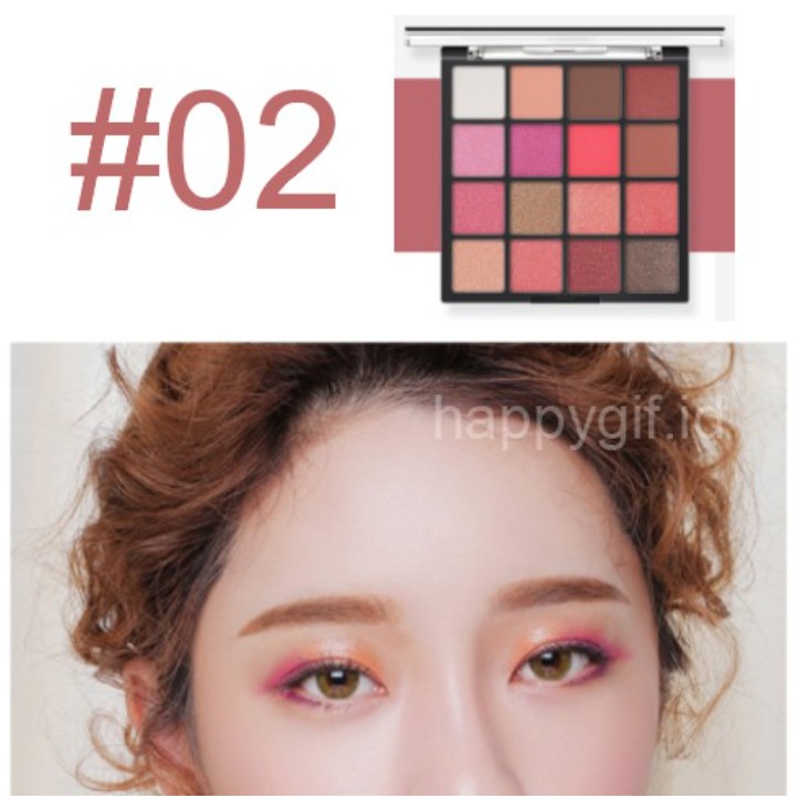 LAMEILA 16 Colors Glitter Matte Eyeshadow Palette Color Shimmer And Matte Eye Shadow LA021 5015