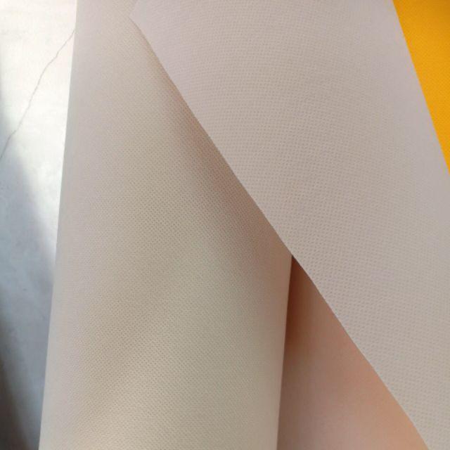 Tissue Kertas /Tissue furing/ Kain Hand Bouquet/ Spunbond gsm mix /kain furing/kain spunbond per meter-Cream 75gsm