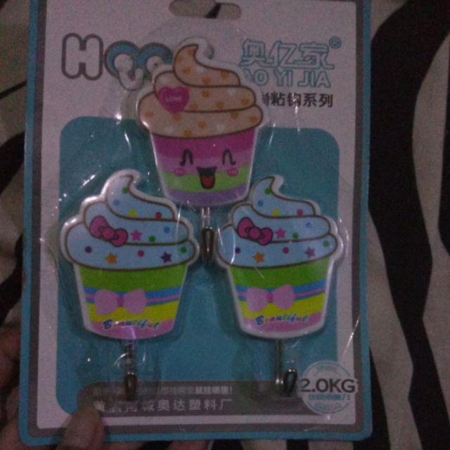 Gantungan Lucu Kapstok Tempel Serbaguna