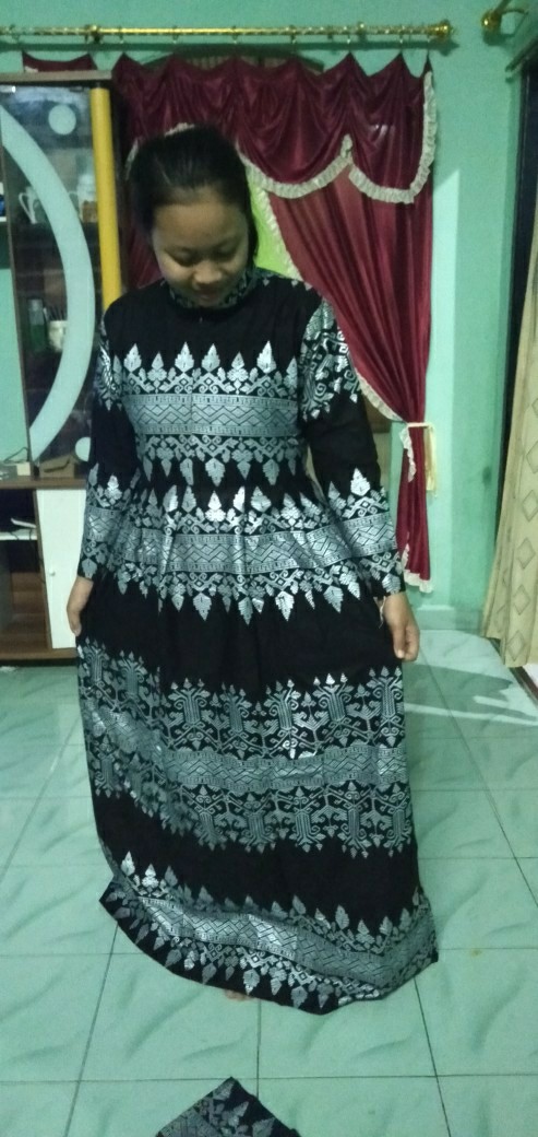 Couple Batik Keluarga || Setelan Couple Batik Ayah Ibu Anak Cewek