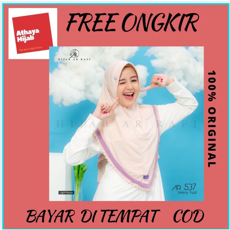 Hijab Arrafi AR 537 Original Terbaru