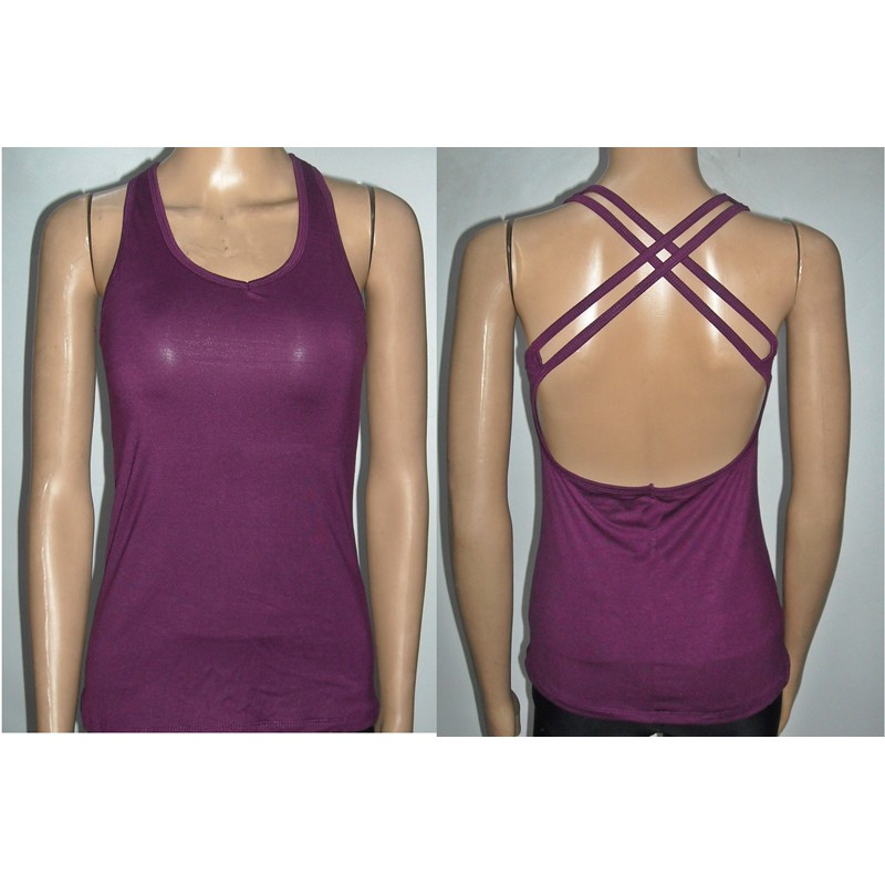 Baju Senam Tanktop Yoga Dance Zumba Aerobik kode ATb96