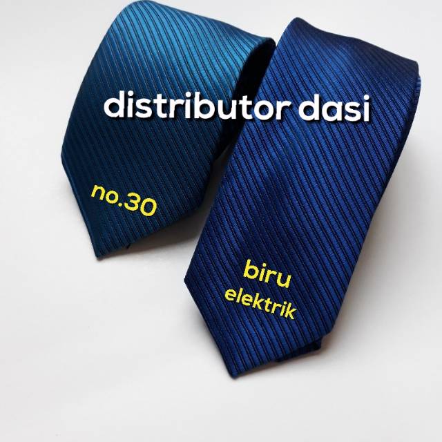 Dasi pria motif salur biru tua 3 inch atau 7-8 cm ready stok