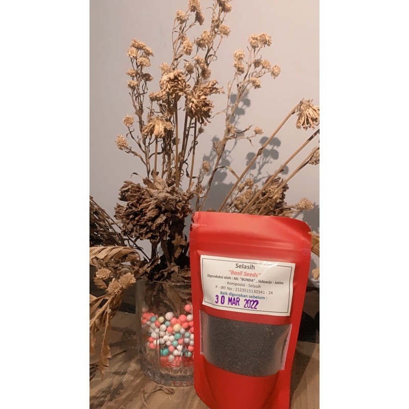 

selasih (basil seeds) 100 gram