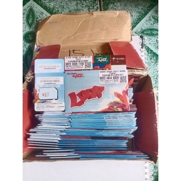 kartu perdana TELKOMSEL SIMPATI COMBO SAKTI , AS, LOOP