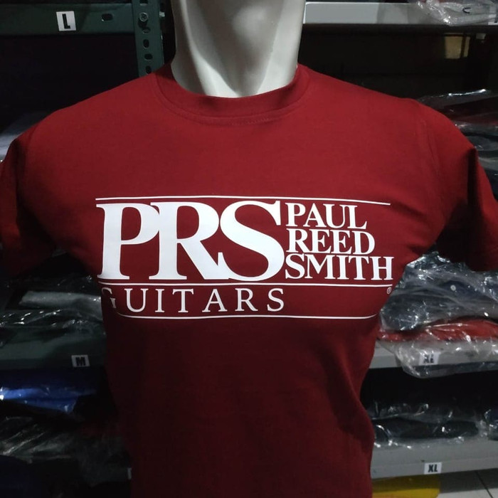 tshirt Baju Kaos PRS GUITARS Paul Reed Smith