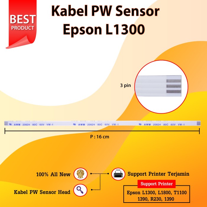 Kabel PW Sensor Epson R230 R230x R210 T1100 R1390 (NEW) - Putih FSB3331
