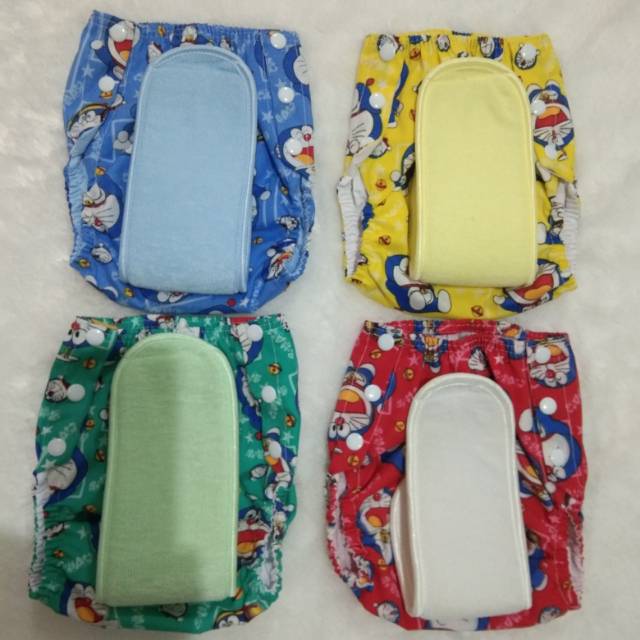 CLODY  MOTIF CARAKTER / CLODI / POPOK KAIN BAYI POPOK CUCI ULANG + INSERT Harga Grosir