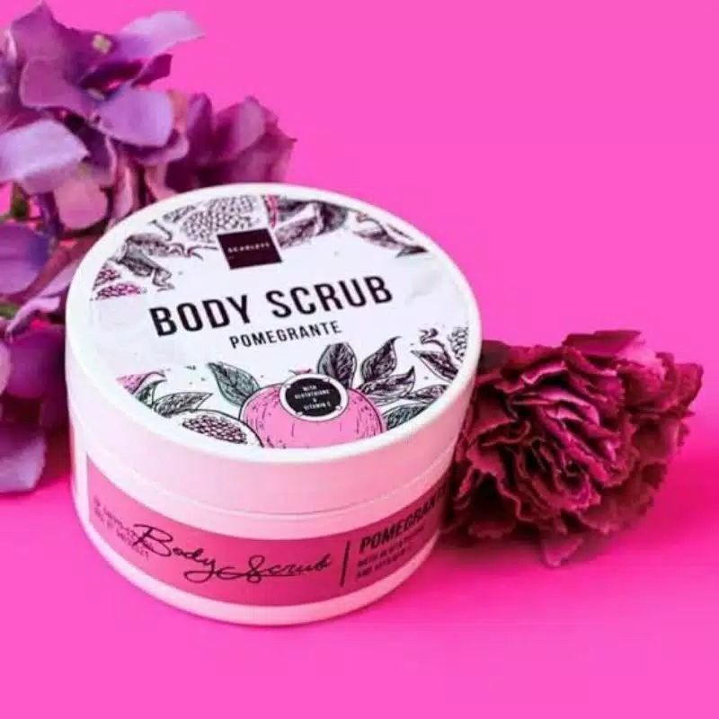 SCARLETT BODY SCRUB POMEGRANTE ORIGINAL BPOM - LULUR MANDI SCARLETT