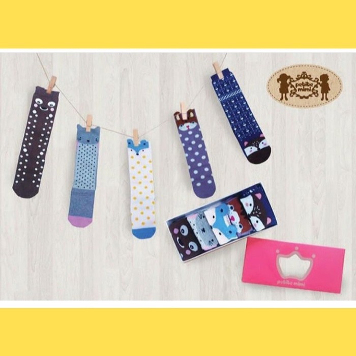 PETITE MIMI LONG SOCKS 5 IN 1 / 1-3 TAHUN GIRL