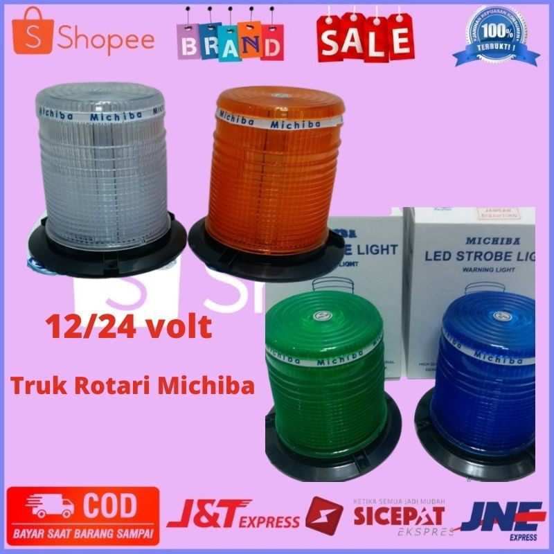 Rotari truk Michiba led 17 Cm mobil truck