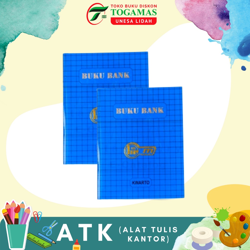 

BUKU BANK AKUNTANSI/PEMBUKUAN KWARTO KUNCI MATAHARI / READY STOCK