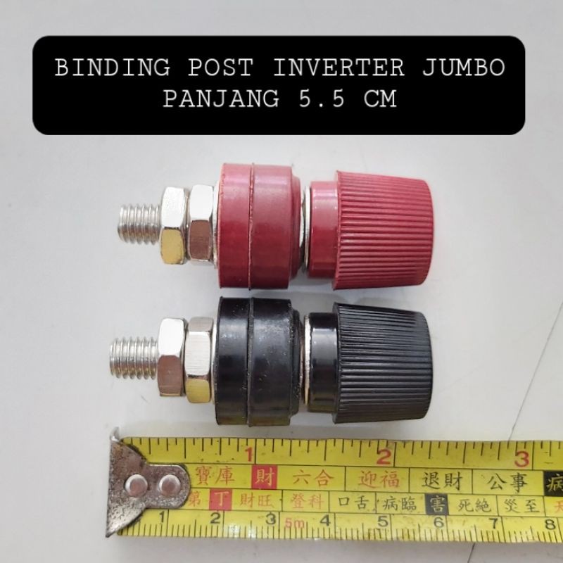 Binding Post Inverter Aki Jumbo Panjang 5.5 Cm