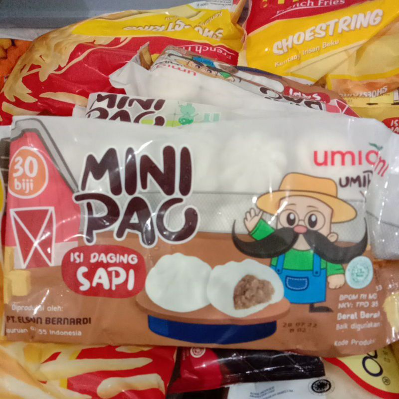 

Umipao isi daging sapi (30pcs) berat 480 gr