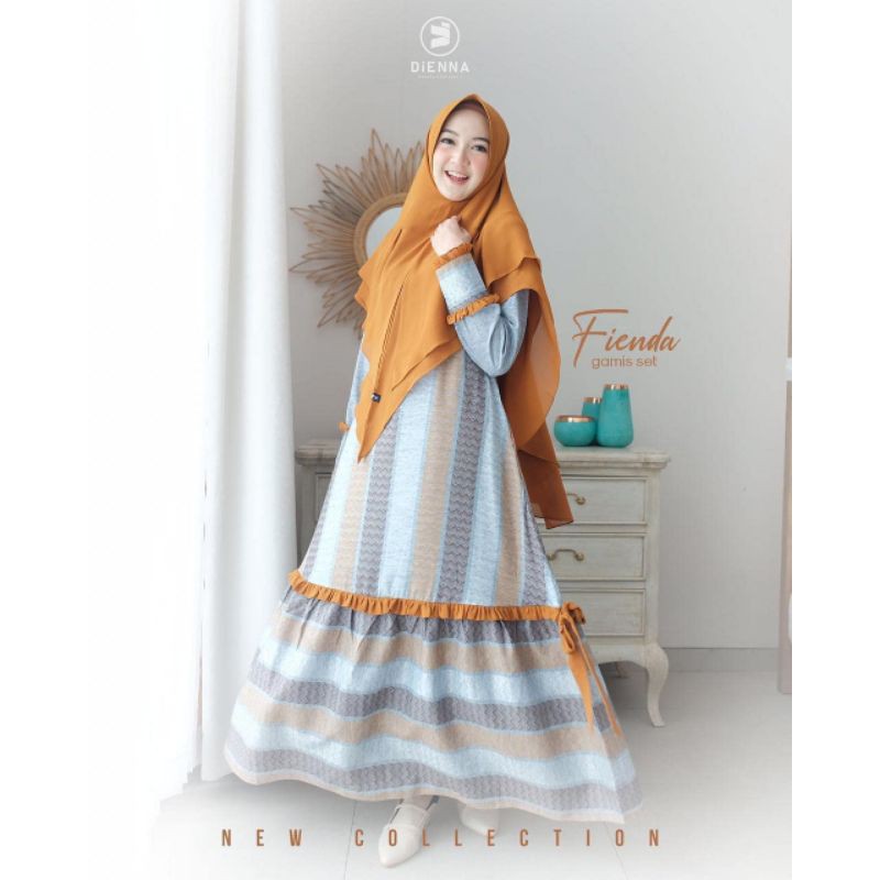 FIENDA SERIES GAMIS SET SYARI ORI DIENNA GAMIS