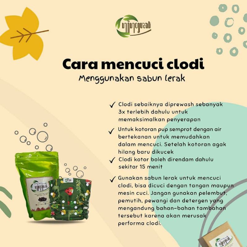 Sabun Lerak Ningrat Cuci Clodi Lerak Batang Cair Cream