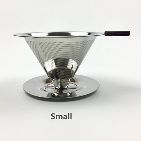 BAYAR DI TEMPAT Filter Penyaring Kopi V60 Cone Coffee Dripper Filter Double Layer Small