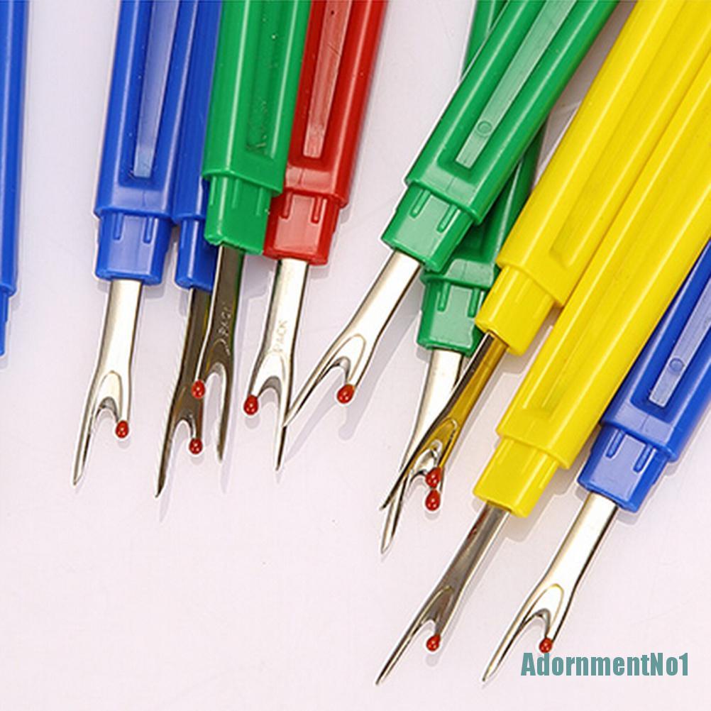 [AdornmentNo1]3pcs Plastic Seam Ripper Stitch Picker Unpick Thread Cutter Sewing Tool &amp; Cap