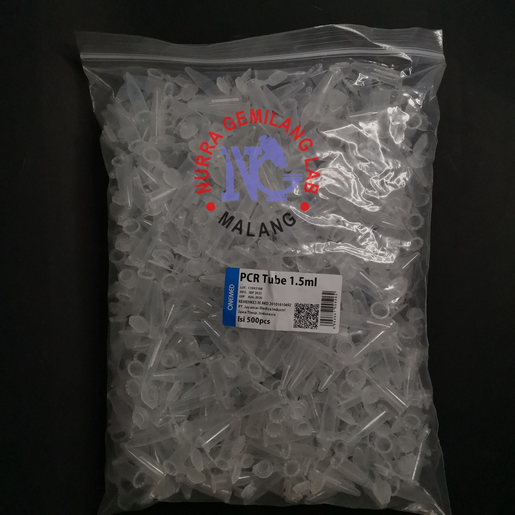 Tube PCR/Eppendorf 1,5 ml Onemed isi 500 pcs