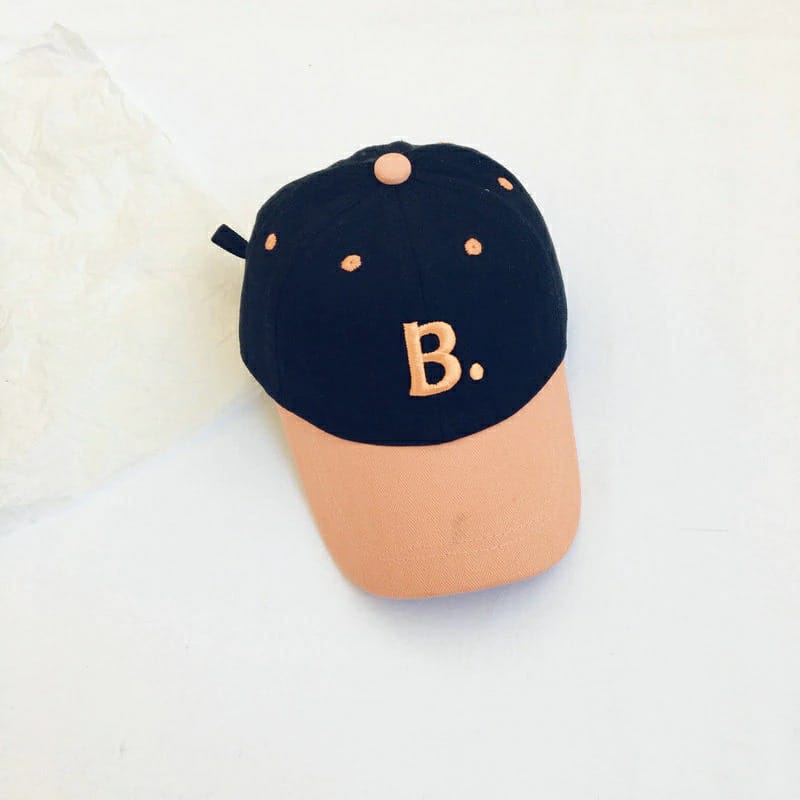 Topi Anak Bordir Inisial / Topi Anak Huruf Alfabeth Usia 3-12 Tahun-8