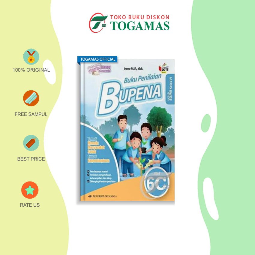 Bupena SD Kelas 6 Jilid 6D K13 - Erlangga [Semester 2]