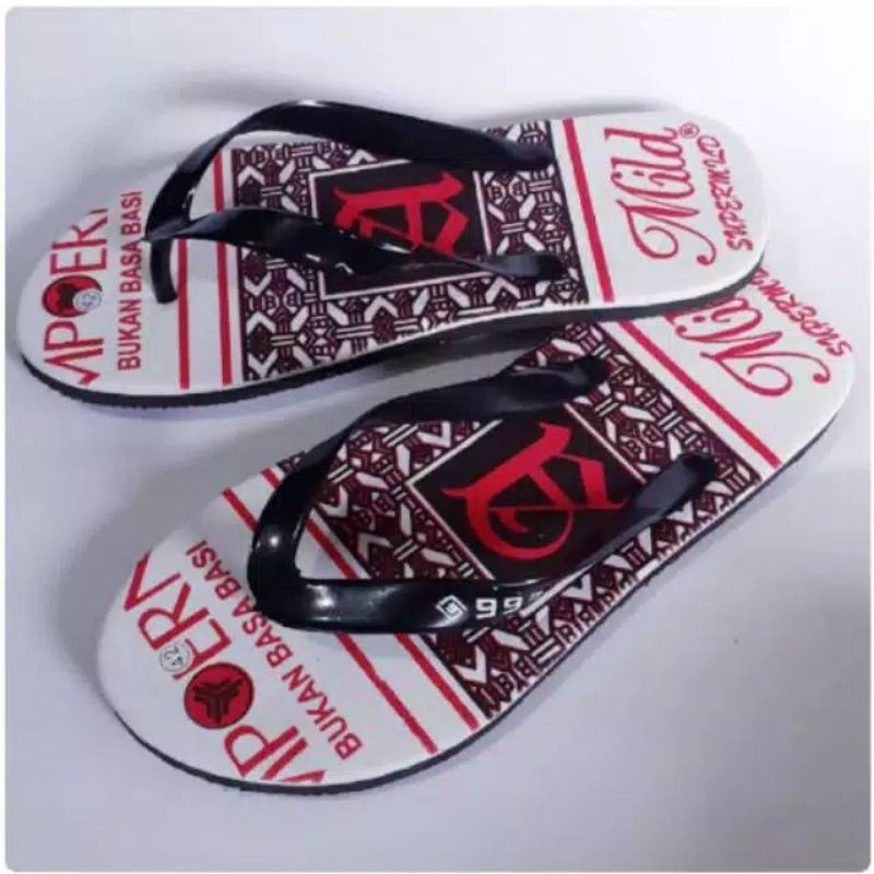 SANDAL JEPIT SANDAL FASHION PRIA MOTIF ROKO