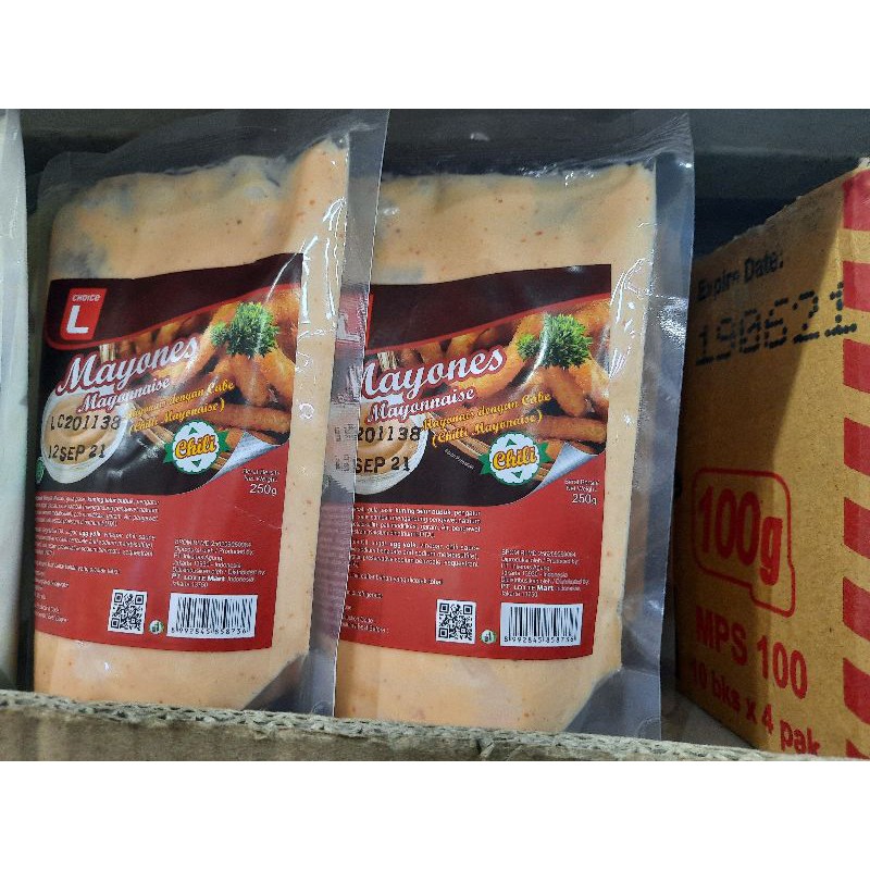 

mayonaise choice L 250 gram x 5 pcs