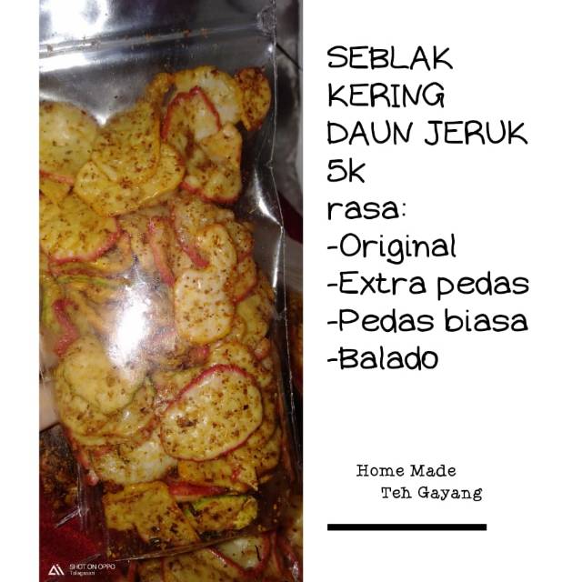 

Seblak kering "teh gayank