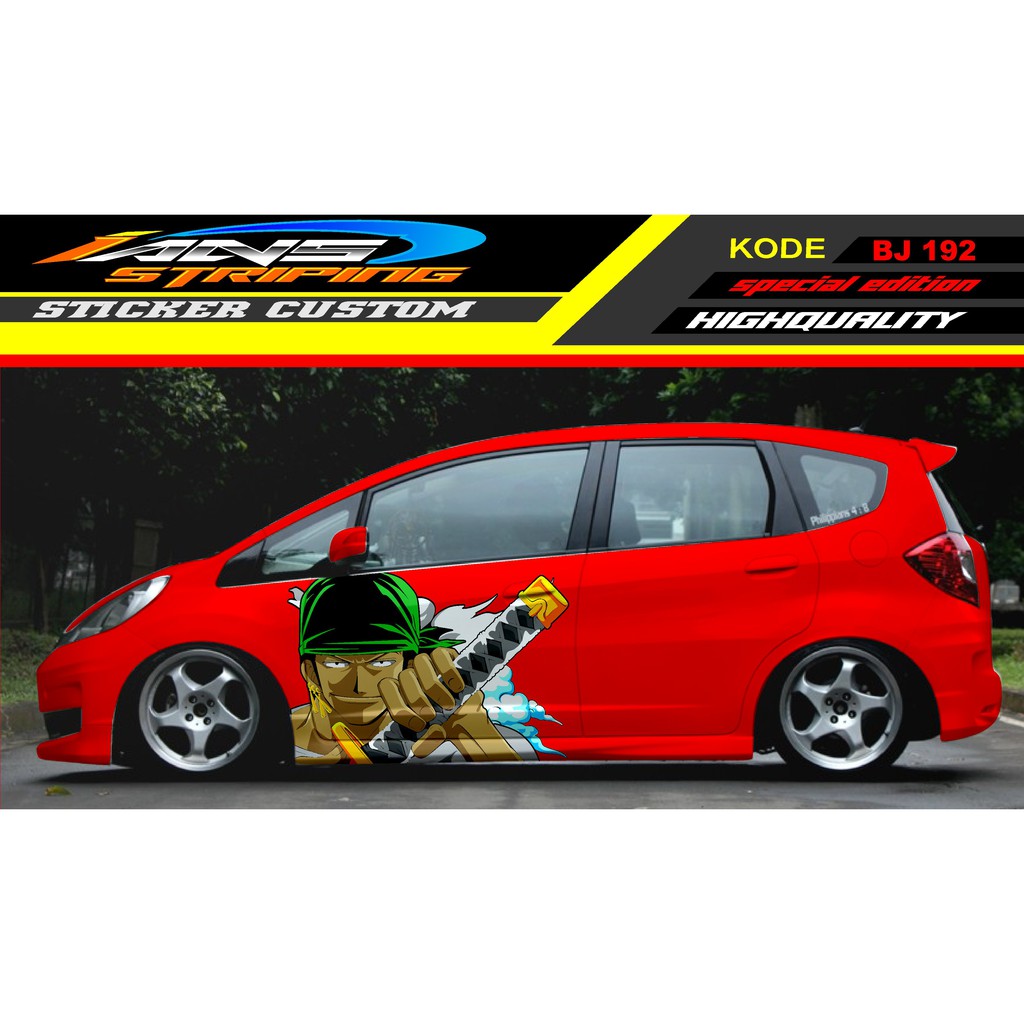 STIKER VARIASI MOBIL HONDA JAZZ