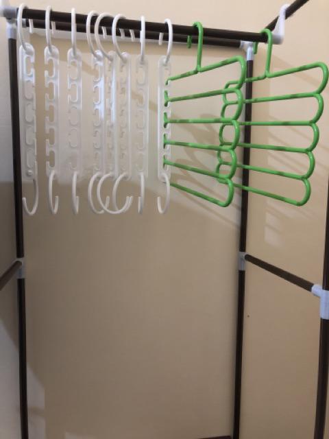 Hanger 5 Susun Gantungan Baju Celana Handuk Serbaguna 5 In 1 Hemat