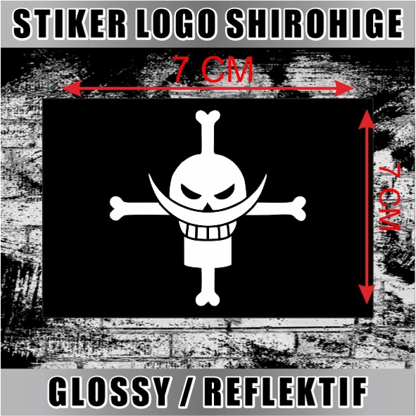 

STIKER WHITEBEARD CUTTING STIKER LOGO SHIROHIGE ONE PIECE
