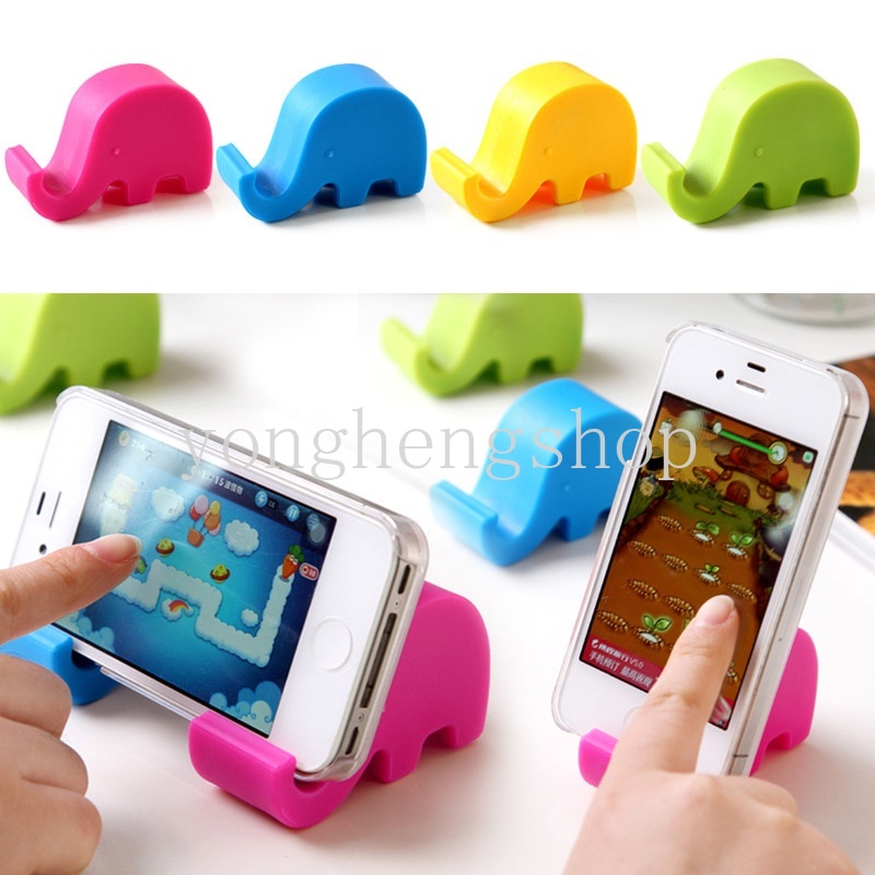 Stand Holder Handphone / Tablet Universal Bentuk Gajah Mini