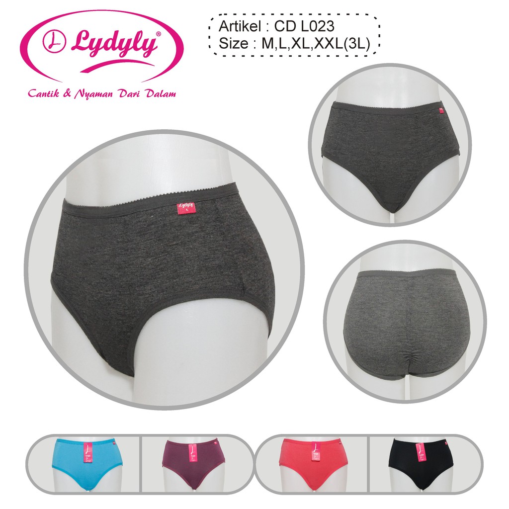 Lydyly CELANA  DALAM  WANITA KATUN  CD ZIG ZAG KERUT BELAKANG 