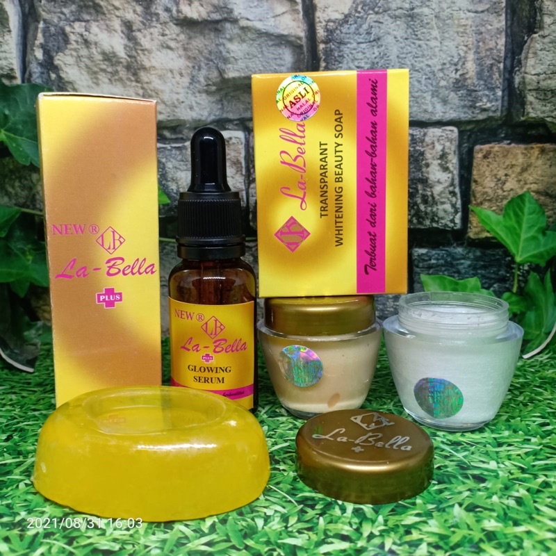 Paket Labella 4 in 1 ( SABUN,SERUM,CREAM SIANG,MALAM)