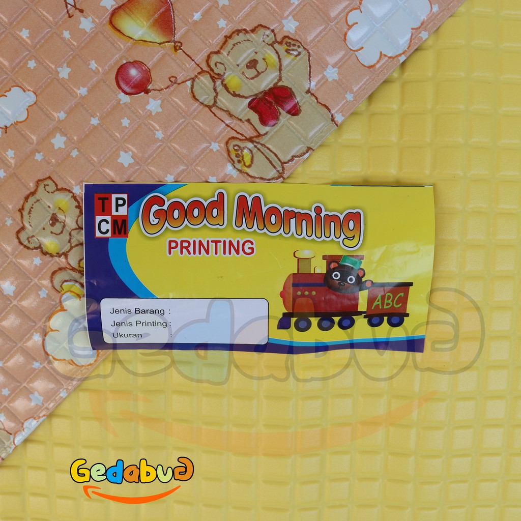 Perlak Good Morning Print | Perlengkapan Alas Ompol Bayi