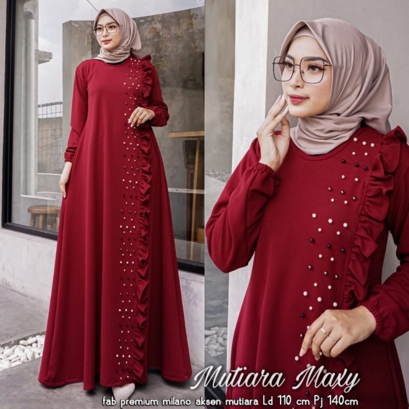 Mutiara Maxy - Gamis Milano Premium Mutiara LD110 / R.20 - 229-5671