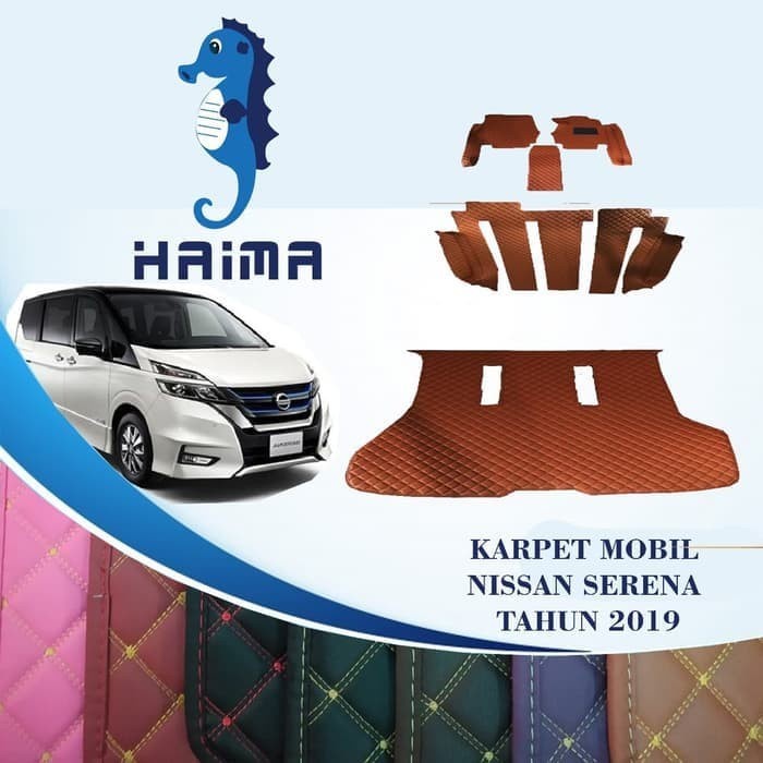 Haima Karpet Mobil Nissan Serena C27 2019 Full Bagasi