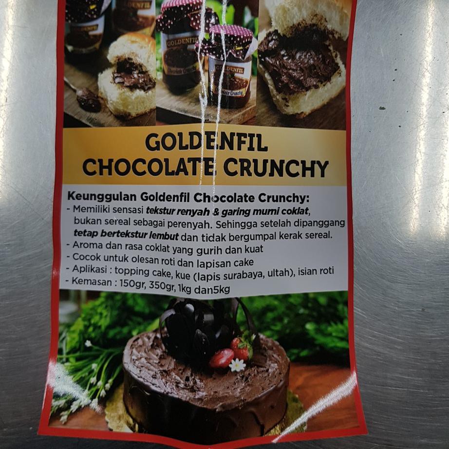 

(kode-288) GoldenFil Choco crunchy 1 KG bkn Selai Coklat chocomaltine ovomaltine ,,