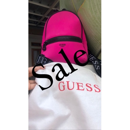 tas backpack wanita merk guess ori second