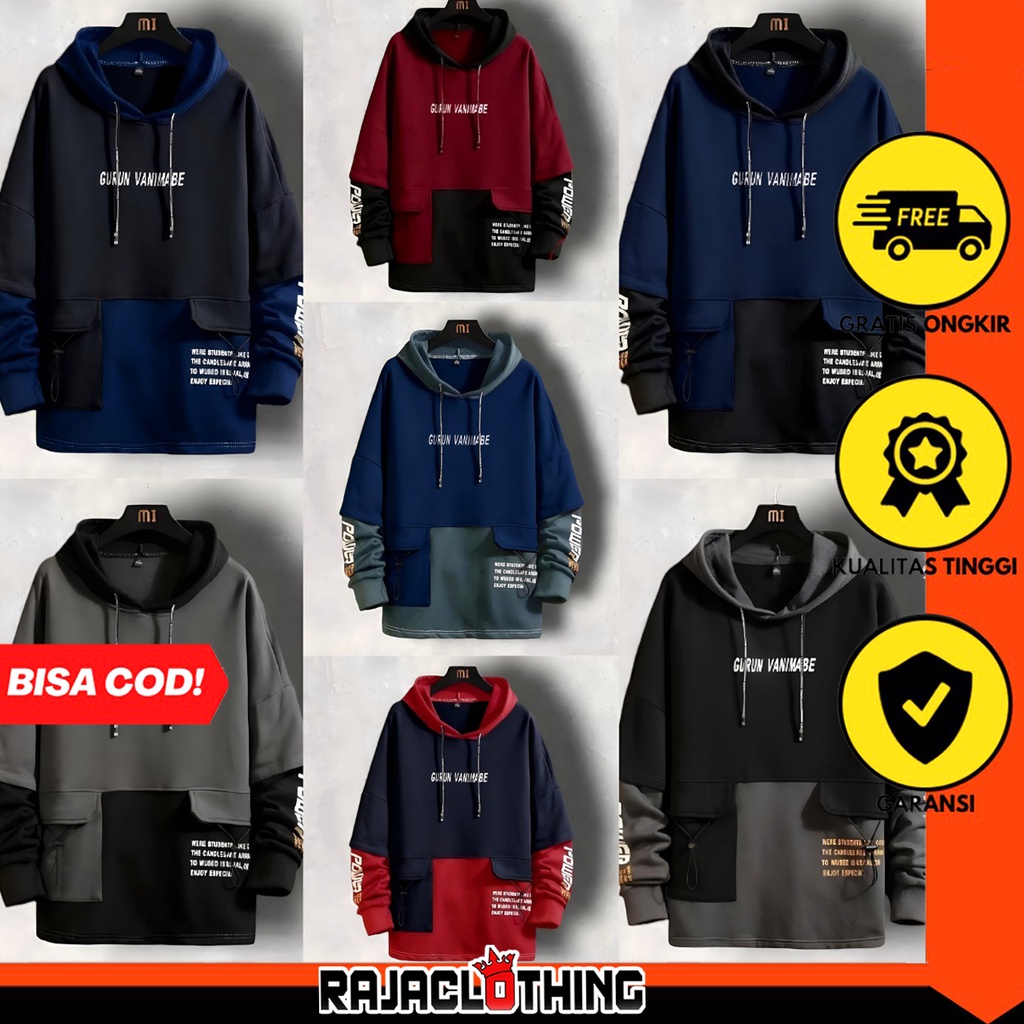 RCL - Jaket Hoodie Jaket Sweater Pria Terlaris Premium Original GURUVAN