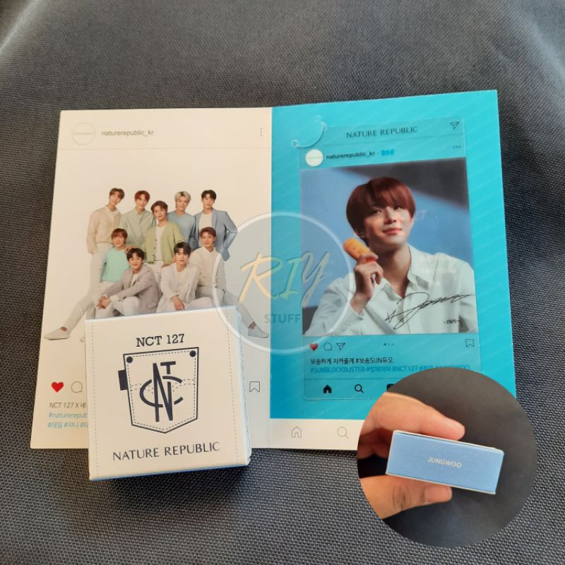 Nature Republic Tinted Lip Balm NCT 127 Doyoung Jungwoo